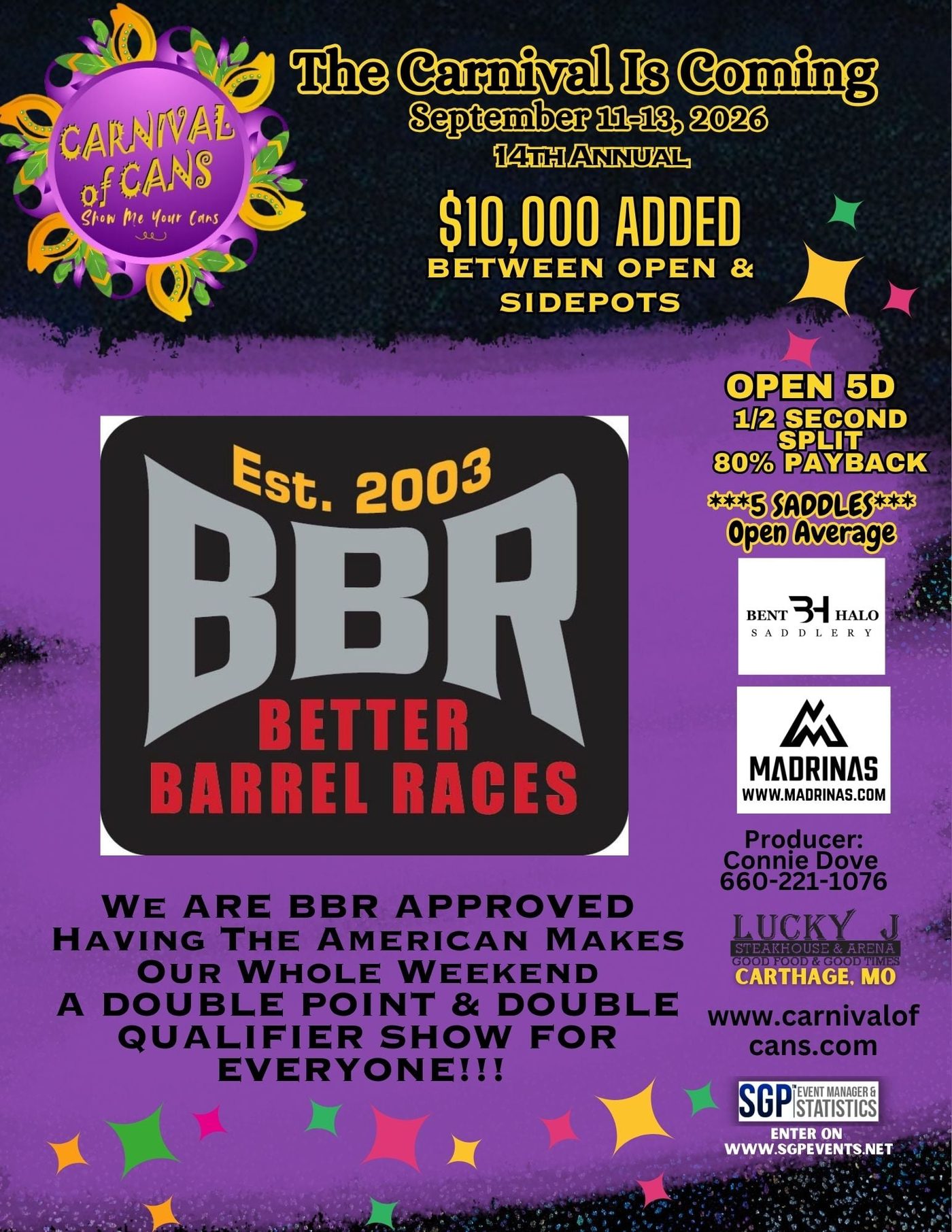 BBR double point and double qualifier flyer