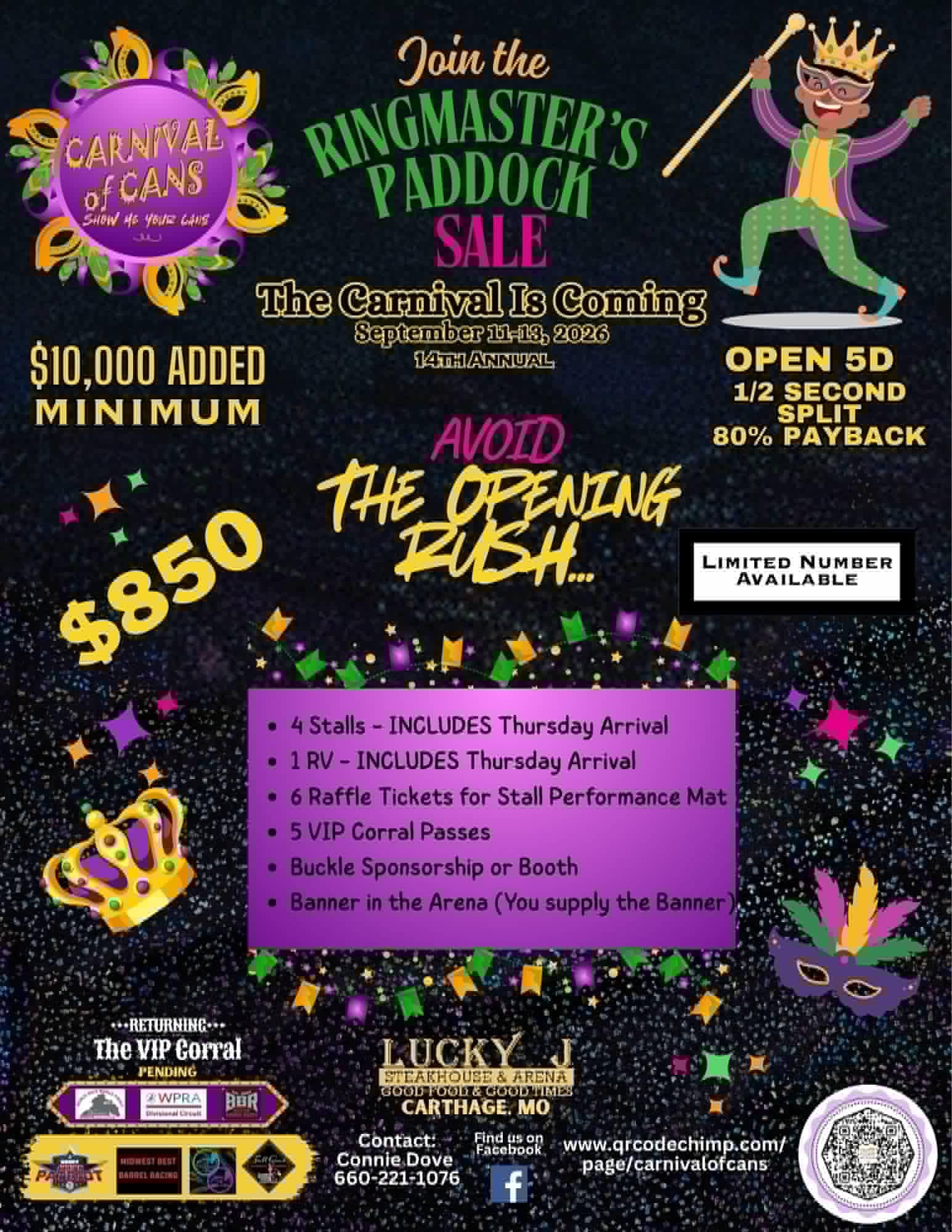 Ringmaster's Paddock Sale flyer